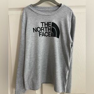 Boys’ The North Face Heather Gray Logo Tee